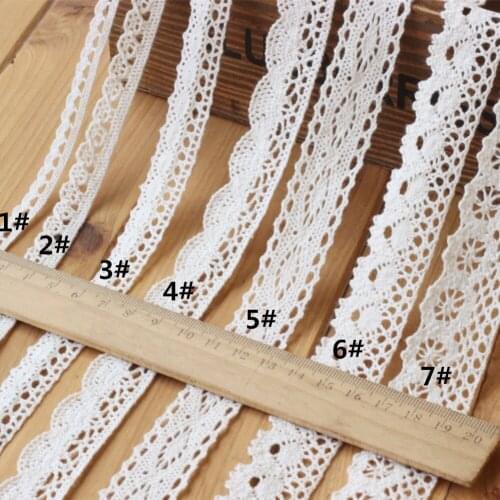 10 Yard/lot cotton lace trim beige laciness fabric handmade DIY excipients Sofa curtain accessories