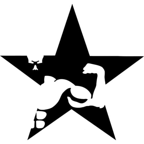 15cm*14.2cm Bodybuilding Sport Decor Vinyl Car Styling Stickers