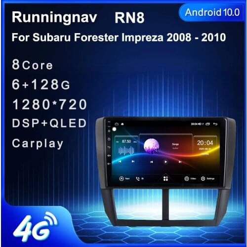 4G LTE Android 10.1 For Subaru Forester Impreza 2008 2009 -2012 Multimedia Stereo Car DVD Player Navigation GPS Radio