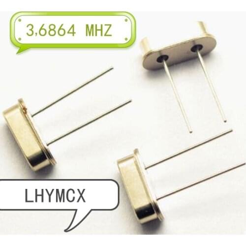 50PCS 3,6864 MHZ HC-49S DIP-2