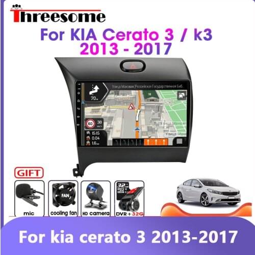 Android 10.0 Car Radio For kia cerato 3 2013-2017 4G+64G Multimedia Video Player Stereo GPS Navigation 4G RDS AHD Head Unit 2Din