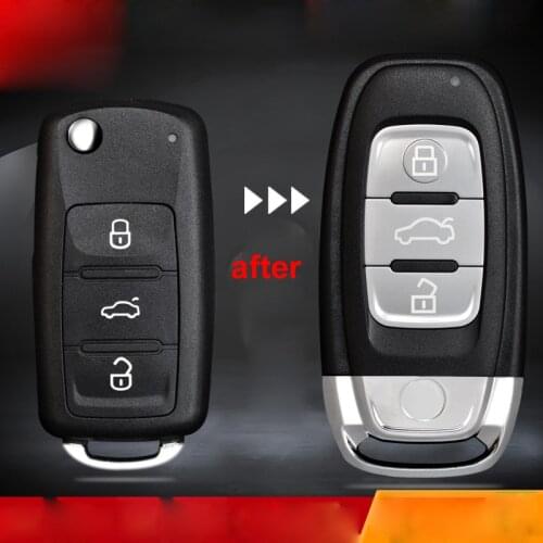Car Modified Remote Key Shell for Skoda Superb Octavia Yeti Fabia Rapid KAMIQ KAROQ KODIAQ SCALA 202N Keyless Remote Key Case