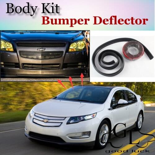 Bumper Lip Lips For Chevrolet Volt 2011~2015 / Car Lip Shop Spoiler / Recommend Body Kit / Car Scratch Proof Adhesive Strip