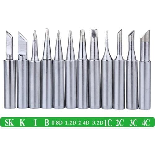 Lead-free Soldering Tips 900M-T Series Welding Sting Iron Tip for Hakko 936 Soldering Rework Station Tool