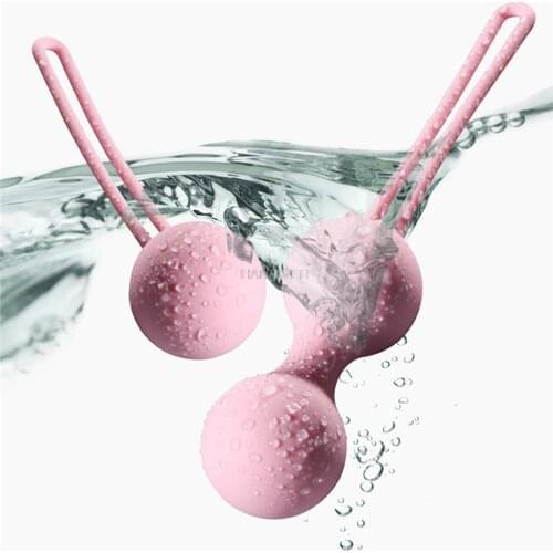 Safe Kegel Ball Smart Ben Wa Ball Geisha Balls Silicone Vaginal Chinese Balls For Woman Sex Toys Pussy Tighten Machine