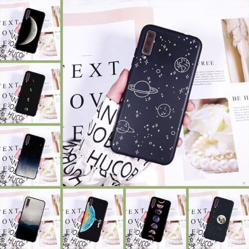 Phone Case For Samsung Galaxy A3 A5 2016 2017 A6 A7 A8 2018 Aesthetic Star Art Silicone Back Cover For Samsung A6 A8 Plus 2018