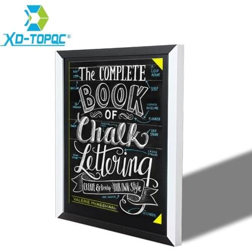 XINDI MDF Black & White Frame Wooden Magnetic Blackboard 35*45cm ChalkBoard Decorative Message Board For Notes Free Shipping