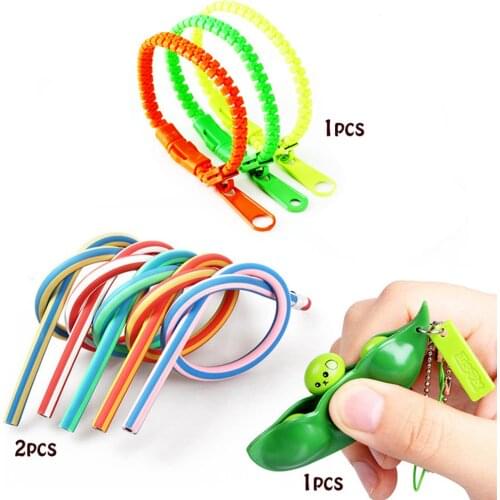 Sensory Toy Set Stress Relief Toy Set For Children Adults Relieve Anxiety Irritability Fidget Sensory Toy Decompression Toy