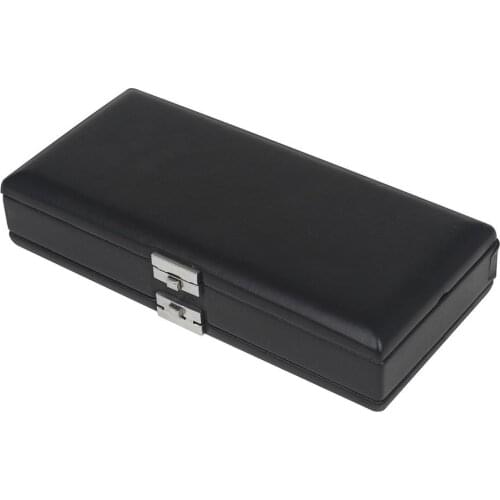Pu Leather Oboe Reed Box Portable Internal Soft Card Slot Double-layer Storage Box