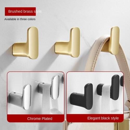 Bath coat hook Stainless Steel Single Robe Hook Wall Mounted Towel Hook Chrome polished Clothes Hook Bathroom Hardware