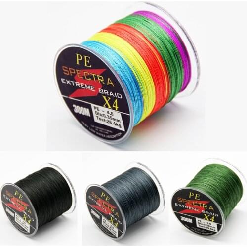 4 Strands Fishing Line 10-70LB Anti-bite PE Line 0.1-0.4MM Multifilament Braided Wire For Carp Fishing Wire Accessories