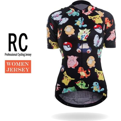 Racmmer 2018 Hot Funny Cycling Jersey Summer Women Bicycle Short Clothing Ropa Bicicleta Maillot Ciclismo Bike Clothes #WS-16