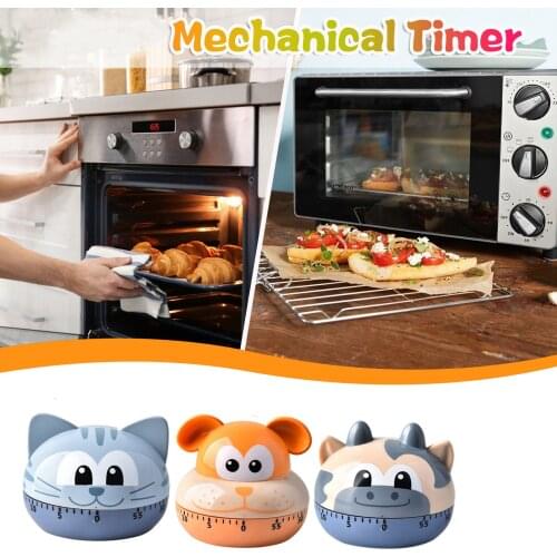 60 Minute Cartoon Timer Kitchen Timer Timer Mechanical Home Decoration Fried Steak Stew Food Multifunction Tools Kitchen Gadgets