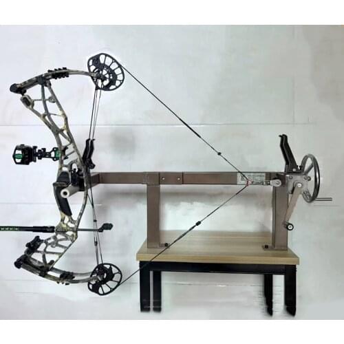 Bench-top compound bow opener wheelbase universal bow and arrow bow adjusting tool