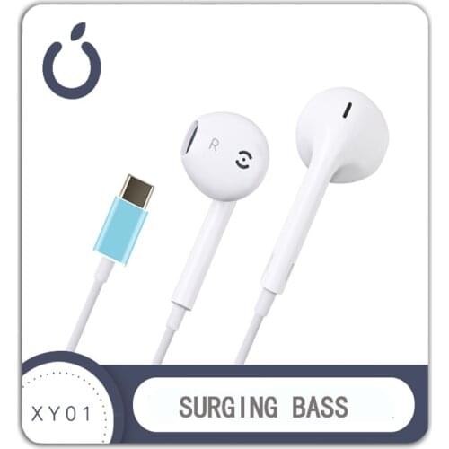 In-Ear Wired Earphone Type-C Music Sport Earbuds Headphone For Samsung Xiaomi 8 Huawei P20 P30 Leeco Universal Headset With Mic