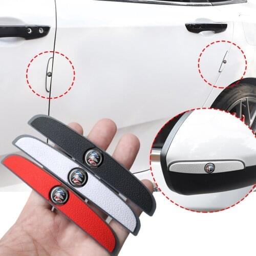 1Set Rubber Car Door Edge Corner Anti-Collision Strip Stickers Accessories For Buick Regal Hideo Encore Lacrosse GL8 Excelle XT