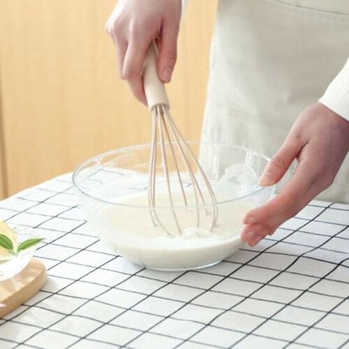 Pink Whisk Stainless Steel Egg Whisk Stainless Steel Egg Whisk Kitchen Wire Balloon Whisk Milk Egg Beater Egg Mixing Mixer Tools