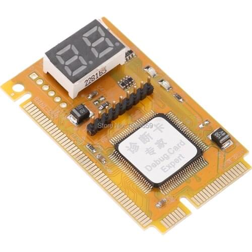 The high quality 3IN1 Mini PCI/PCI-E/LPC Laptop computer Motherboard Analyzer 2 Digit Tester Diagnostic POST Card