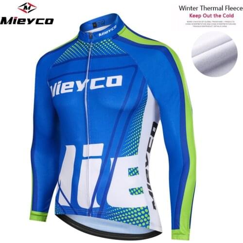 Winter jacket menCycling Clothing Mountain Bicycle Wear Maillot Ropa Ciclismo Invierno Thermal Fleece MTB Bike Cycling Jersey