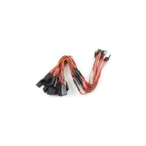10Pcs*22# Heavy duty Flat extension Y cable 300MM JR Color