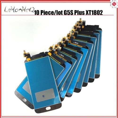 10 Piece/lot 5.5" LCD For Motorola Moto G5S Plus LCD Display Touch Screen Digitizer Assembly XT1802 XT1803 XT1805 XT1086 LCD