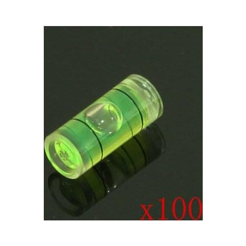 100x Bubble Level 7x16mm for professional measuring and normal usage