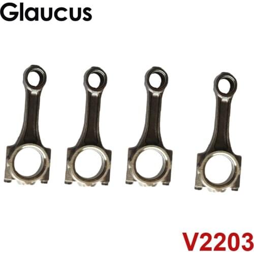 4pcs engine connecting rod conrod con rod for Kubota V2203 VT1512