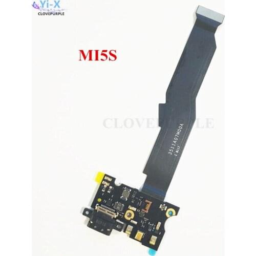 5PCS/Lot New USB Charging Port Dock Connector Board Flex Cable With Microphone For Xiaomi 5S Mi5S Mi 5S