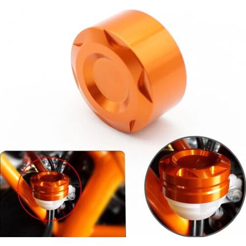Motorbike CNC Aluminumn Orange Radiator Water Pipe Cap For KTM DUKE 125 200 390