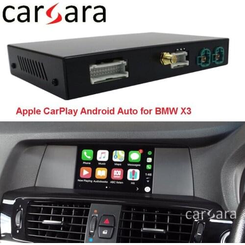 B M W X3 F25 CarPlay 2013 2014 2015 2016 NBT System Wireless Car Play Android Auto Mirrorlink Control voice Decorder Device