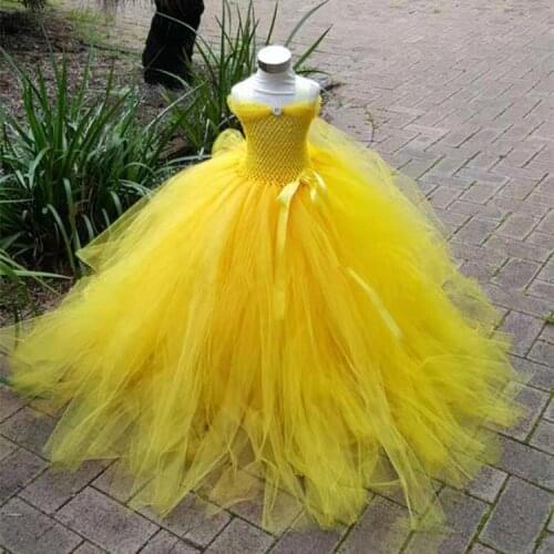 Baby Girls Glitter Princess Tutu Dress Kids Crochet Tulle Dress Ball Gown with Hairbow Children Birthday Party Dresses