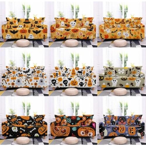 Cartoon Elastic Sofa Cover for Living Room Sectional Armchair All Inclusive Stretch Couch Cover Nonslip Slipcover 1/2/3/4 Seater