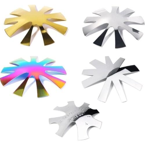 Easy French Smile Cut V Line Almond Shape Tips Manicure Edge Trimmer Nail Cutter DIY Nails Decoration G99E