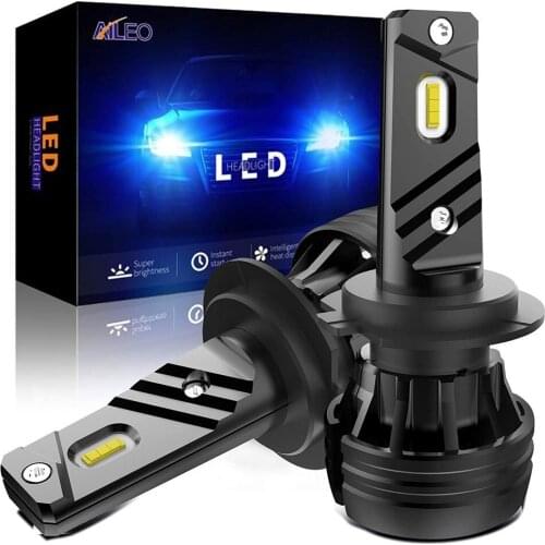 AILEO Car Headlights bulbs H7 Led Auto lamp 6000K White H7 Led bulb Conversie Kit Lichtgevende 12000LM verstelbare Beam Turbofan