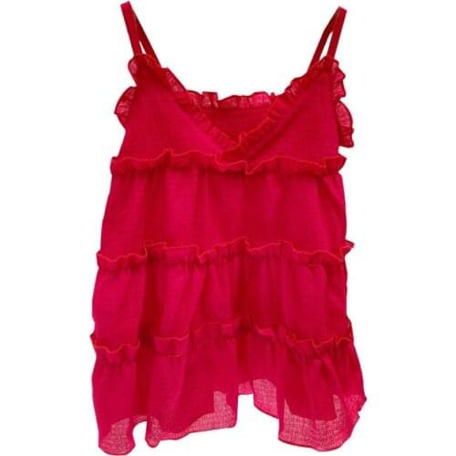 Summer Sleeveless Dress for Girls Red Baby Girl Dress Birthday Party Kid Girl Clothes Princess Dresses Kids Dresses for Girls