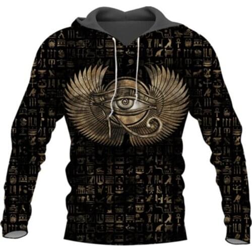 Eye Of Horus Symbol Egypt 3D Jacket Men/women Harajuku Hoodie Unisex Casual Streetwear Sweatshirt Pullover sudadera hombre AW67