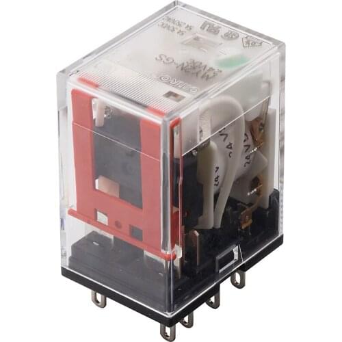 MY-GS Intermediate relay MY4N MY4N-GS AC24 BY OMZ/C MY4 5105D 24VAC | 4NO+4NC | 6A