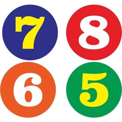 Number wall sticker Door hotel guesthose room adhesive door table serial figure number desk table seat number sign sticker