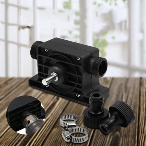 New micro pump Electric drill drives large flow pump Portable pump Standard two connectors Electric drill drive pump