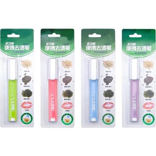 Portable Decontamination Pen Dust Cleaner Oil Stain Cleaning Pen Brush Rub Wipe Fabric Cloth Stain Remover Pen SCVD889