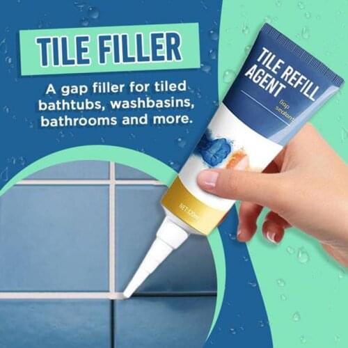 Waterproof Tile Gap Repair White Tile Refill Grout Pen Paint Edgers Bathroom Porcelain Filling Mouldproof Paint Cleaning Agent