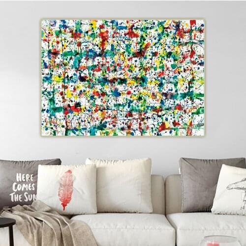 Sam Francis《Untitled 52》Abstract Canvas Oil Painting Artwork Poster Picture Wall Hanging Decor Home Living Room Decoration