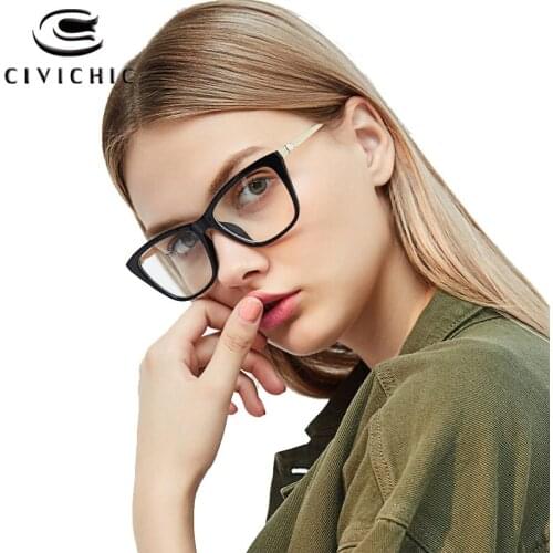 Chic Women Glasses Street Snap Leopard Lunette De Vue Myopia Optical Eyeglasses Frames Retro Cat Eye Clear Gafas De Marca COG120