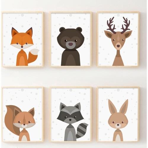 Virginia Fairy Cartoon Poster Tales Princess Knight Art Canvas Painting Nordic Wall Pictures for Childrens Room Nursery Decor