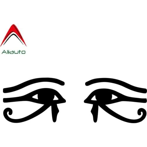 Aliauto Creative Car Sticker Ancient Egypt Eye of Horus or Ra Egyptian Funny Waterproof Decal Auto Accessories Vinyl,20cm*6cm
