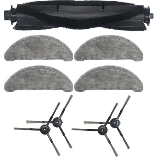 HOT!-for Roidmi EVE Plus Robot Vacuum Cleaner Main Brush Side Brush Mop Cloth Replacement Vacuum Cleaner Parts
