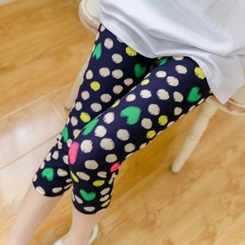 VIIANLES Leggings Womens Sexy Love Print Short Trousers Stretch Plus Size Elastic Push Up Legging Workout Legging DropShip
