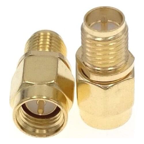 10pcs Ham Radio SMA Male To RP-SMA Female RF Connector Adapter
