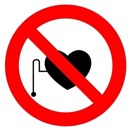 13cm*13cm Creative Notice Strong Magnetic Field Personality Car Sticker Pvc Interesting Auto Laptop Waterproof Beautiful Decal