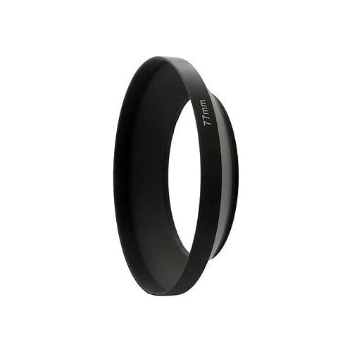 2pcs 77mm 77 Professional Wide Angle Metal Lens Hood 77mm Screw In 77mm Filter Thread